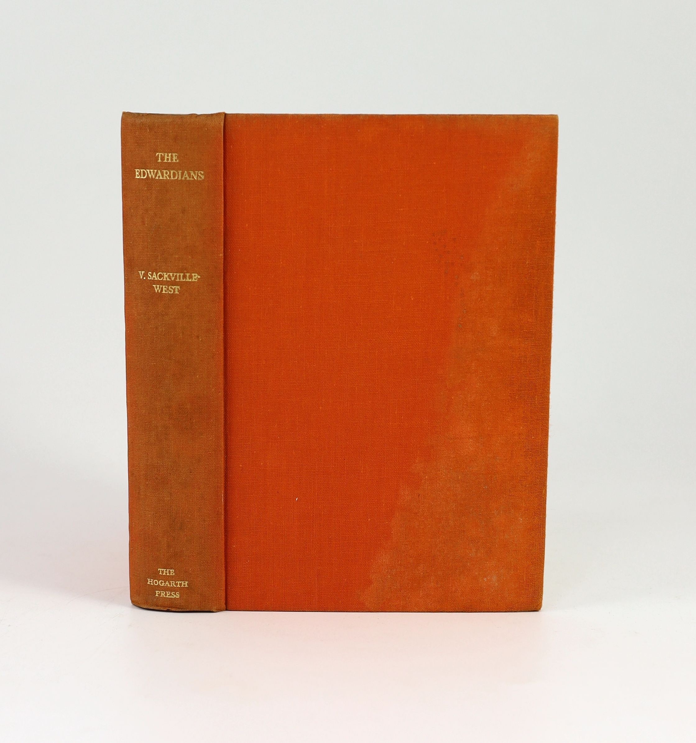 Sackville-West, Vita - The Edwardians, 1st edition, with authors presentation inscription, dated, Sisinghurst, June 26th 1949, 8vo, original orange cloth, The Hogarth Press, London, 1930